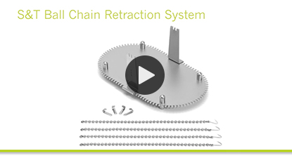 Sistema de retracción de cadena de bolas S&T link